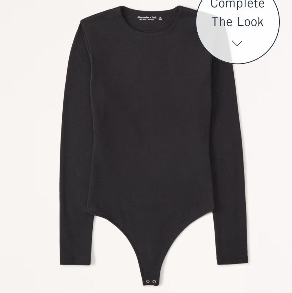 A&F long sleeve bodysuit